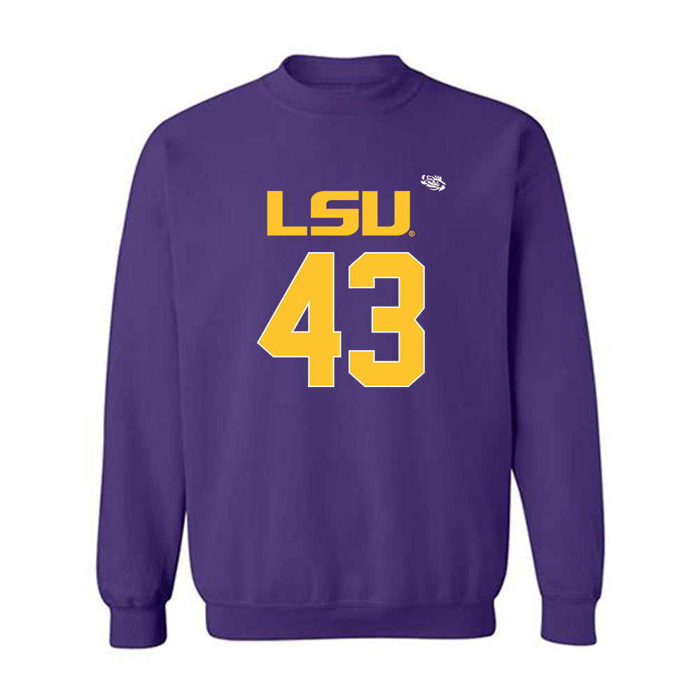 LSU - NCAA Football : Silas Hall - Replica Shersey Crewneck Sweatshirt-0