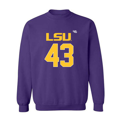 LSU - NCAA Football : Silas Hall - Replica Shersey Crewneck Sweatshirt-0