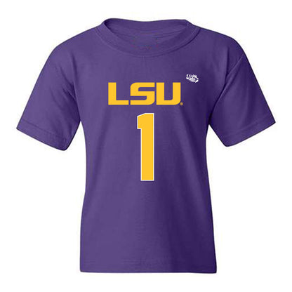 LSU - NCAA Football : Princewill Umanmielen - Replica Shersey Youth T-Shirt-0