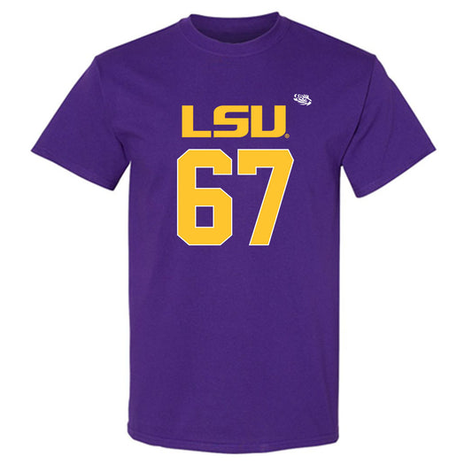 LSU - NCAA Football : Bo Bordelon - Replica Shersey T-Shirt-0