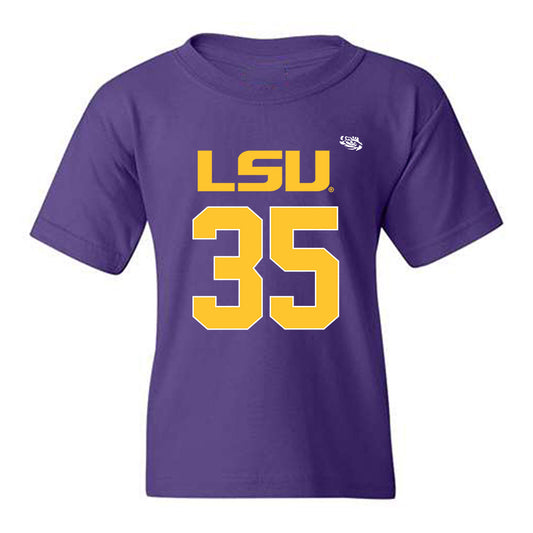 LSU - NCAA Football : Zach Weeks - Replica Shersey Youth T-Shirt-0