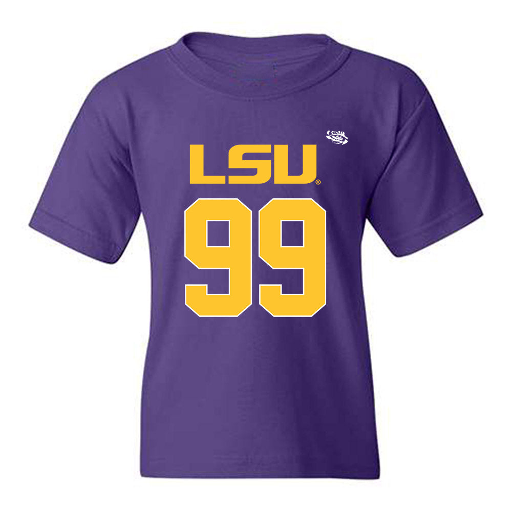 LSU - NCAA Football : Daverin Geralds II - Replica Shersey Youth T-Shirt-0