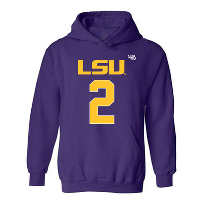 LSU - NCAA Football : Ty Benefield - Replica Shersey Hooded Sweatshirt-0