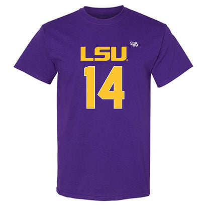 LSU - NCAA Football : Christopher "CJ" Jackson - Replica Shersey T-Shirt-0