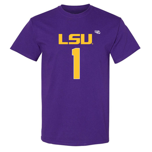 LSU - NCAA Football : Princewill Umanmielen - Replica Shersey T-Shirt-0