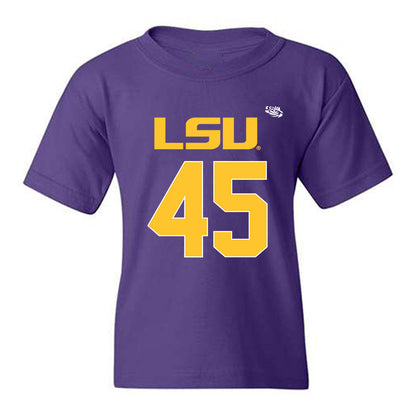 LSU - NCAA Football : Sean Perret - Replica Shersey Youth T-Shirt-0