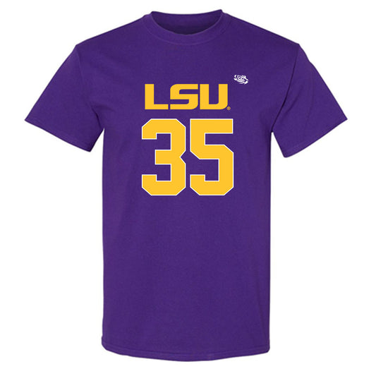 LSU - NCAA Football : Zach Weeks - Replica Shersey T-Shirt-0