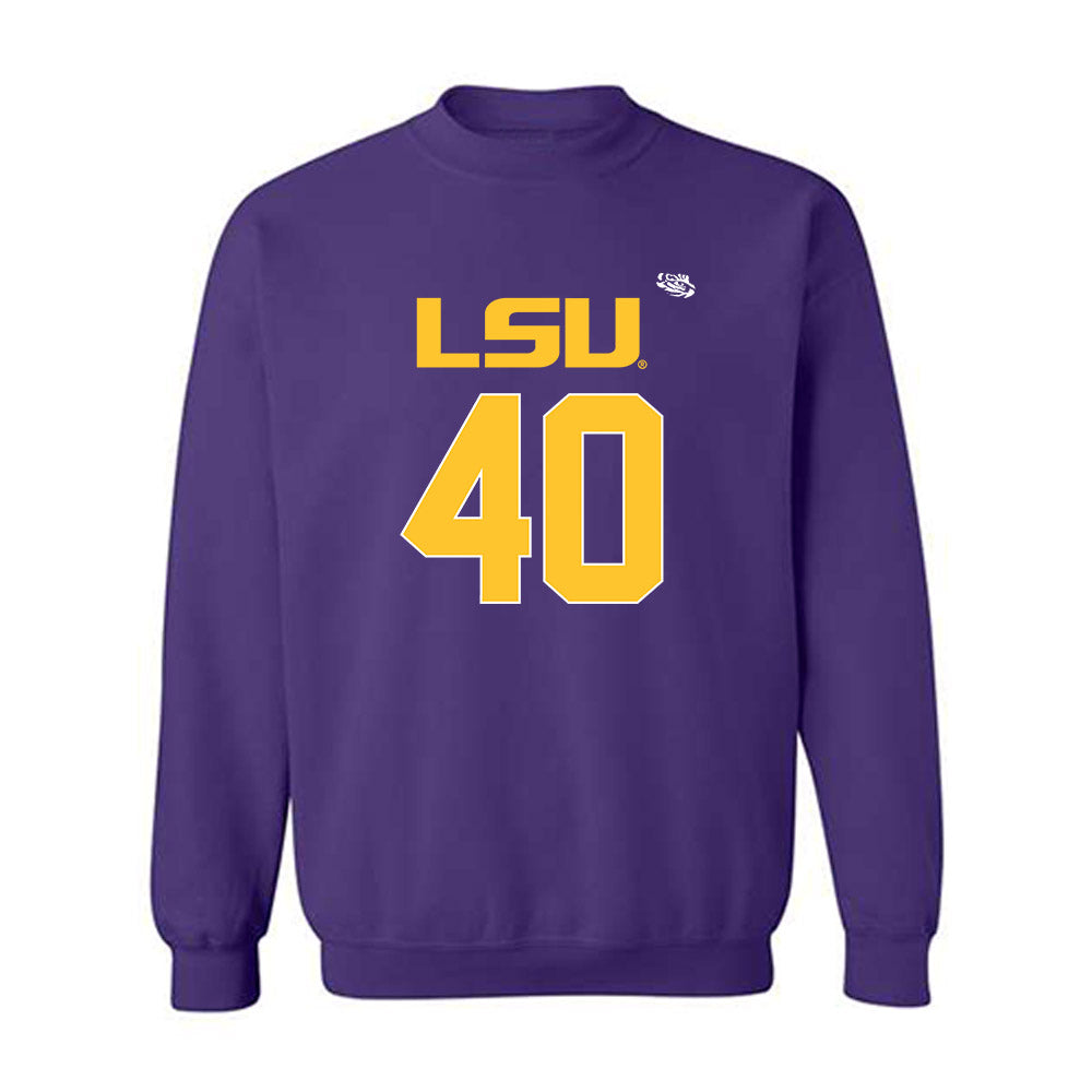 LSU - NCAA Football : Whit Weeks - Replica Shersey Crewneck Sweatshirt-0