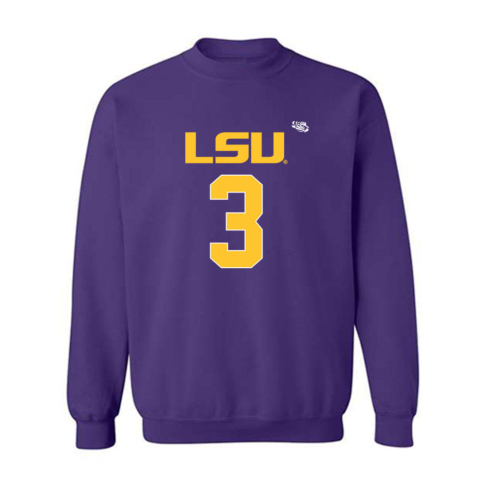 LSU - NCAA Football : Eugene Wilson III - Replica Shersey Crewneck Sweatshirt-0