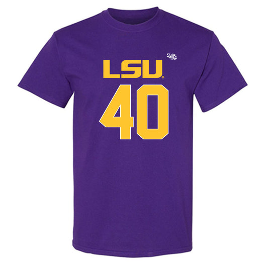 LSU - NCAA Football : Whit Weeks - Replica Shersey T-Shirt-0