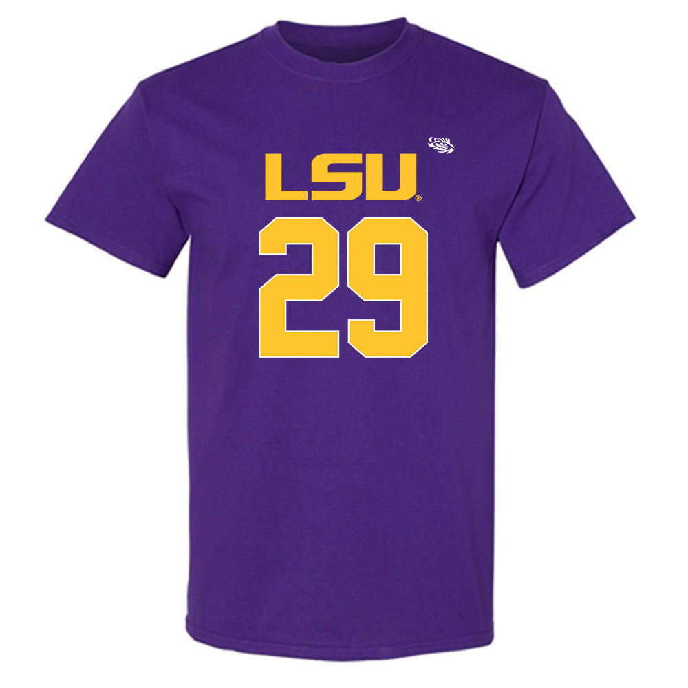 LSU - NCAA Football : Caden Durham - Replica Shersey T-Shirt-0