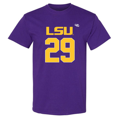 LSU - NCAA Football : Caden Durham - Replica Shersey T-Shirt-0