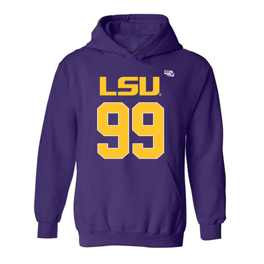 LSU - NCAA Football : Daverin Geralds II - Replica Shersey Hooded Sweatshirt-0