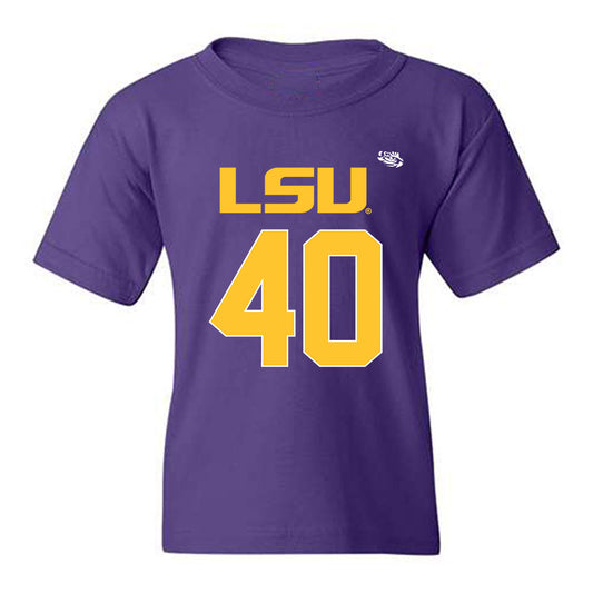 LSU - NCAA Football : Whit Weeks - Replica Shersey Youth T-Shirt-0