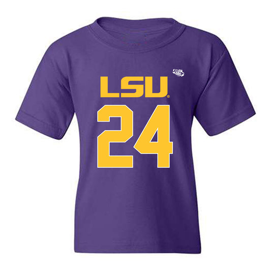 LSU - NCAA Football : Tylen Singleton - Replica Shersey Youth T-Shirt-0
