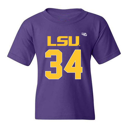 LSU - NCAA Football : Mason Dossett - Replica Shersey Youth T-Shirt-0