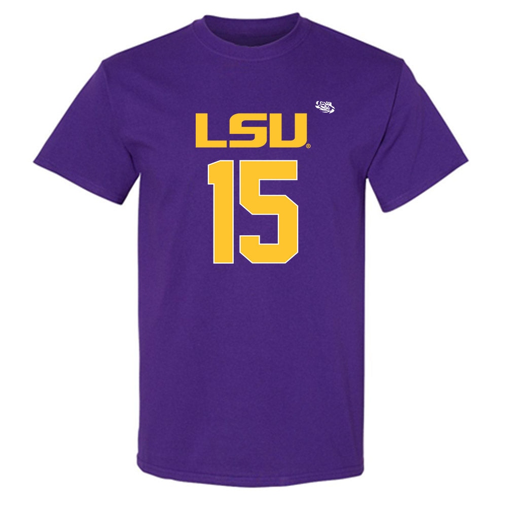 LSU - NCAA Football : Phillip Wright III - Replica Shersey T-Shirt-0