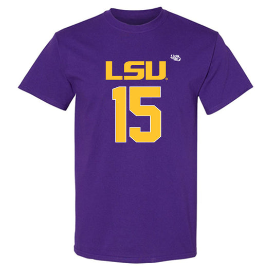 LSU - NCAA Football : Phillip Wright III - Replica Shersey T-Shirt-0