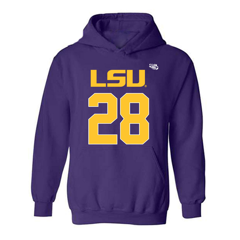 LSU - NCAA Football : Jhase Thomas - Replica Shersey Hooded Sweatshirt-0