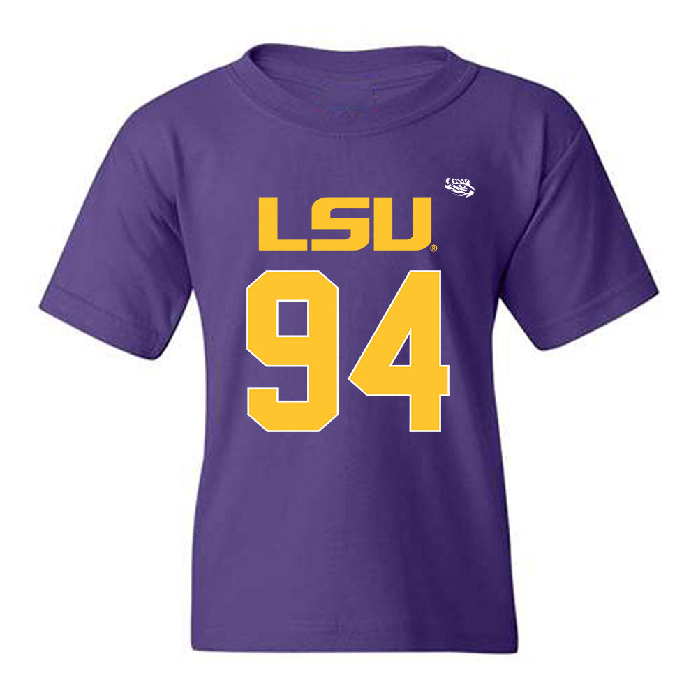 LSU - NCAA Football : Richard Anderson - Replica Shersey Youth T-Shirt-0