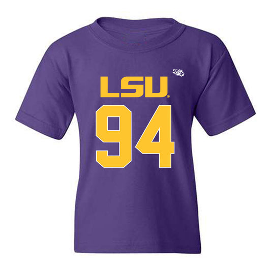 LSU - NCAA Football : Richard Anderson - Replica Shersey Youth T-Shirt-0