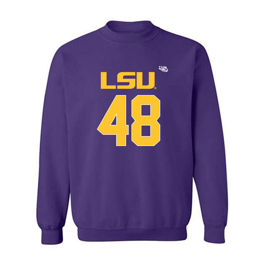 LSU - NCAA Football : Kolaj Cobbins - Replica Shersey Crewneck Sweatshirt-0