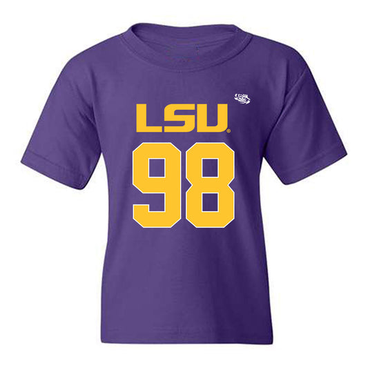LSU - NCAA Football : Achilles Woods - Replica Shersey Youth T-Shirt-0