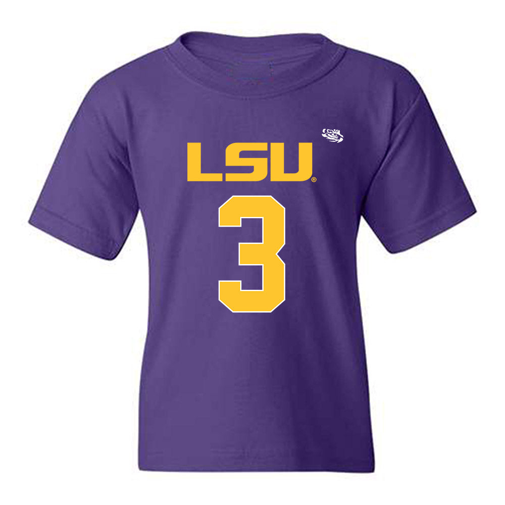 LSU - NCAA Football : Eugene Wilson III - Replica Shersey Youth T-Shirt-0