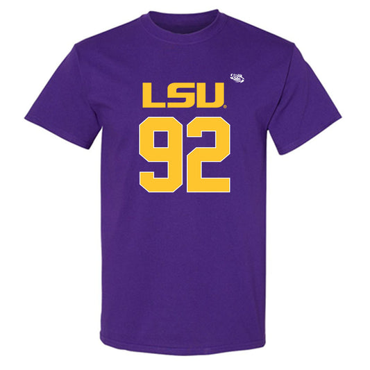 LSU - NCAA Football : Brandon Brown - Replica Shersey T-Shirt-0