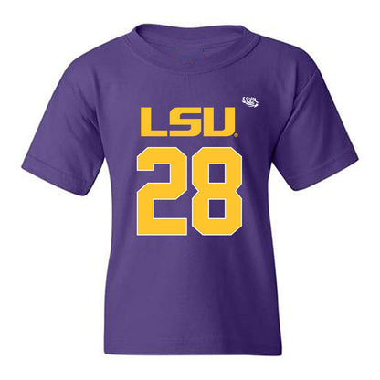 LSU - NCAA Football : Jhase Thomas - Replica Shersey Youth T-Shirt-0