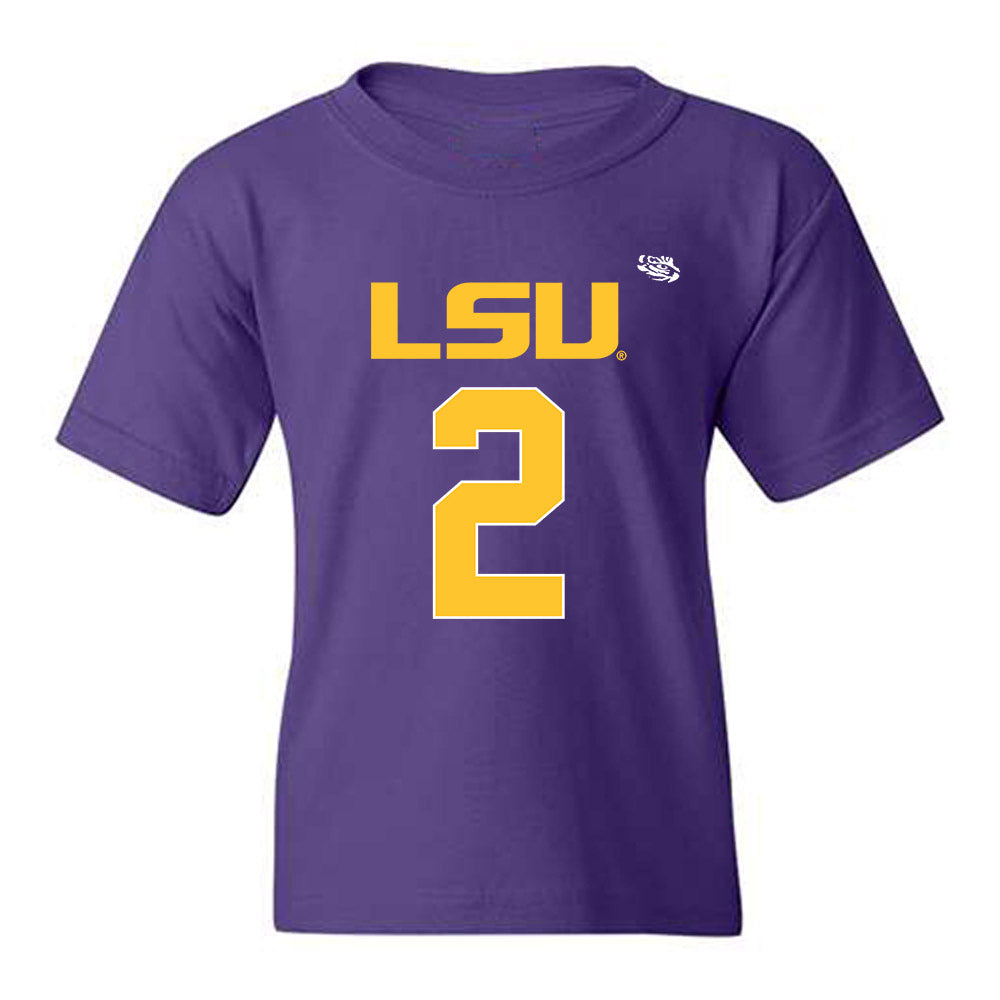 LSU - NCAA Football : Ty Benefield - Replica Shersey Youth T-Shirt-0