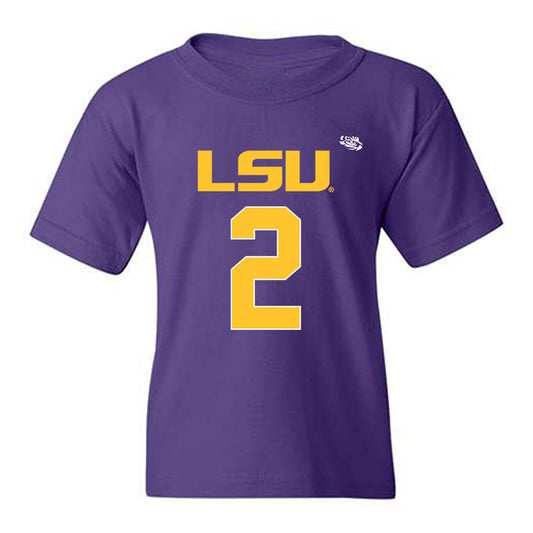 LSU - NCAA Football : Ty Benefield - Replica Shersey Youth T-Shirt-0