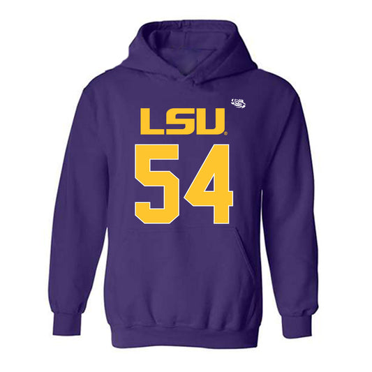 LSU - NCAA Football : Ja'Mard Jones Jr - Replica Shersey Hooded Sweatshirt-0