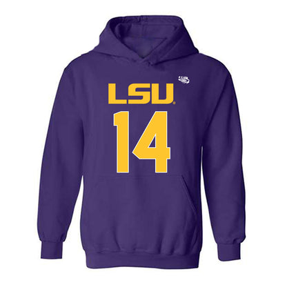 LSU - NCAA Football : Trey'Dez Green - Replica Shersey Hooded Sweatshirt-0