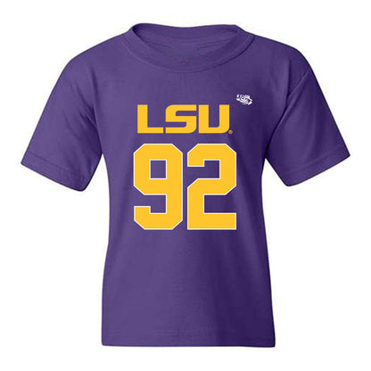 LSU - NCAA Football : Brandon Brown - Replica Shersey Youth T-Shirt-0