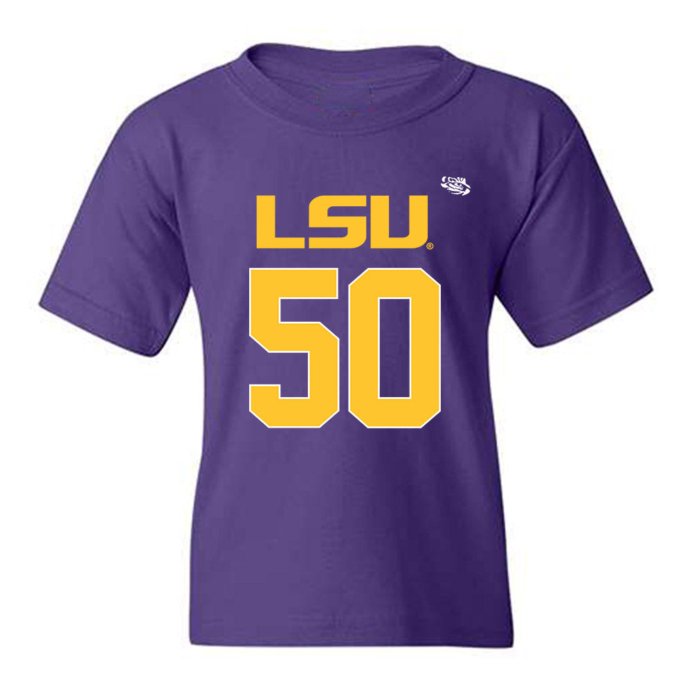 LSU - NCAA Football : William Satterwhite II - Replica Shersey Youth T-Shirt-0
