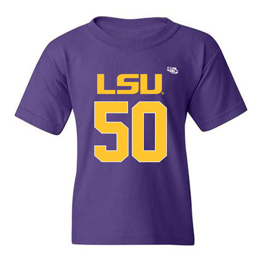 LSU - NCAA Football : William Satterwhite II - Replica Shersey Youth T-Shirt-0
