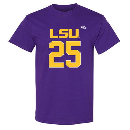 LSU - NCAA Football : Aiden Hall - Replica Shersey T-Shirt-0