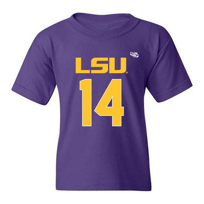 LSU - NCAA Football : Christopher "CJ" Jackson - Replica Shersey Youth T-Shirt-0