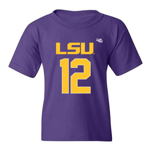 LSU - NCAA Football : Malachi Thomas - Replica Shersey Youth T-Shirt-0