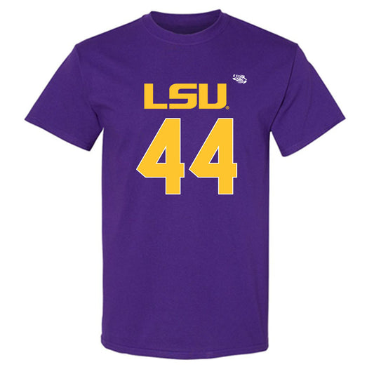 LSU - NCAA Football : Zach Grace - Replica Shersey T-Shirt-0