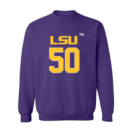 LSU - NCAA Football : William Satterwhite II - Replica Shersey Crewneck Sweatshirt-0
