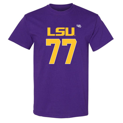 LSU - NCAA Football : Jordan Seaton - Replica Shersey T-Shirt-0