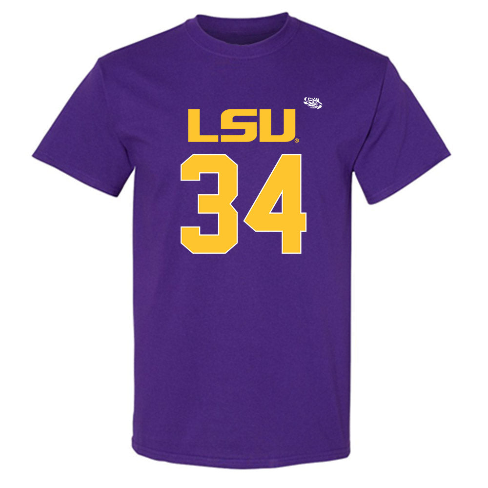 LSU - NCAA Football : Mason Dossett - Replica Shersey T-Shirt-0