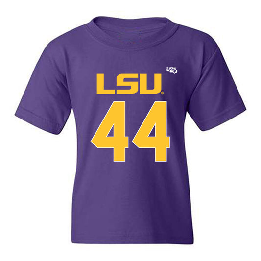 LSU - NCAA Football : Zach Grace - Replica Shersey Youth T-Shirt-0