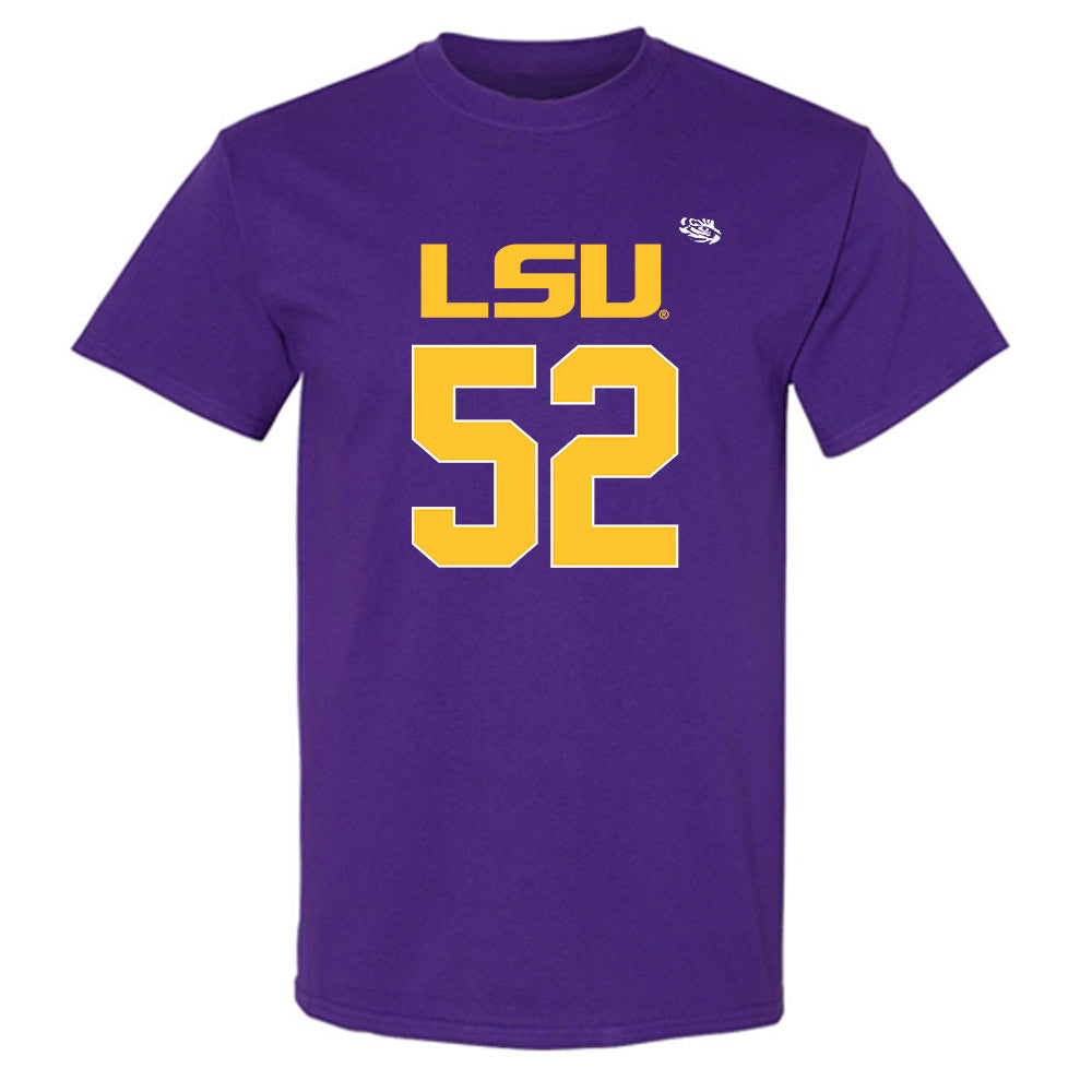 LSU - NCAA Football : Jaquan Sprinkle - Replica Shersey T-Shirt-0
