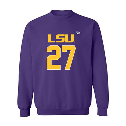 LSU - NCAA Football : Dezyrian Ellis - Replica Shersey Crewneck Sweatshirt-0