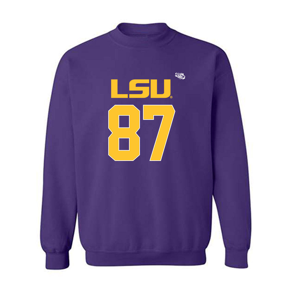 LSU - NCAA Football : JC Anderson - Replica Shersey Crewneck Sweatshirt-0