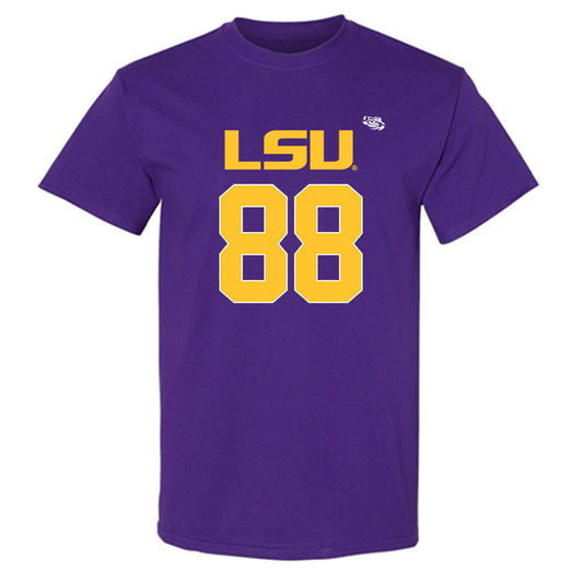 LSU - NCAA Football : Malik Elzy - Replica Shersey T-Shirt-0