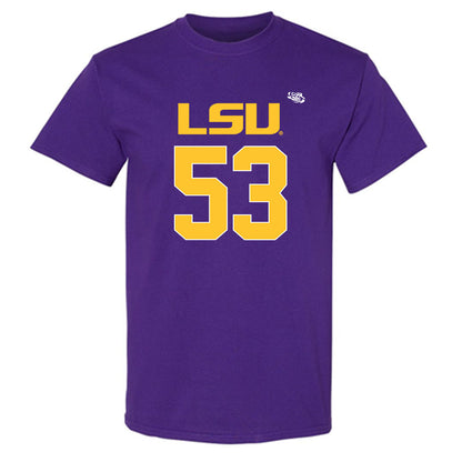 LSU - NCAA Football : Hayes Fuqua - Replica Shersey T-Shirt-0